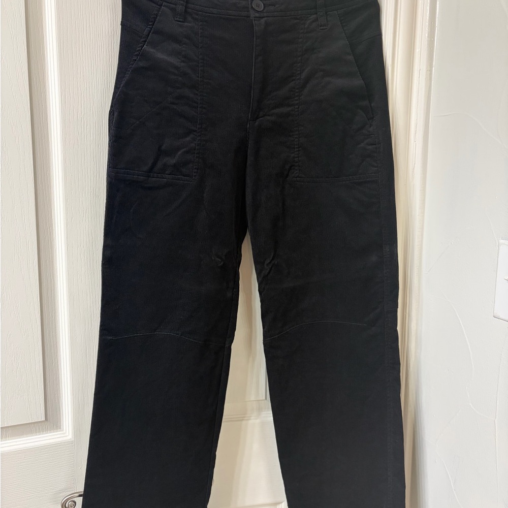 Womens Kut from the Kloth Corduroy Black Pants Sz 4
